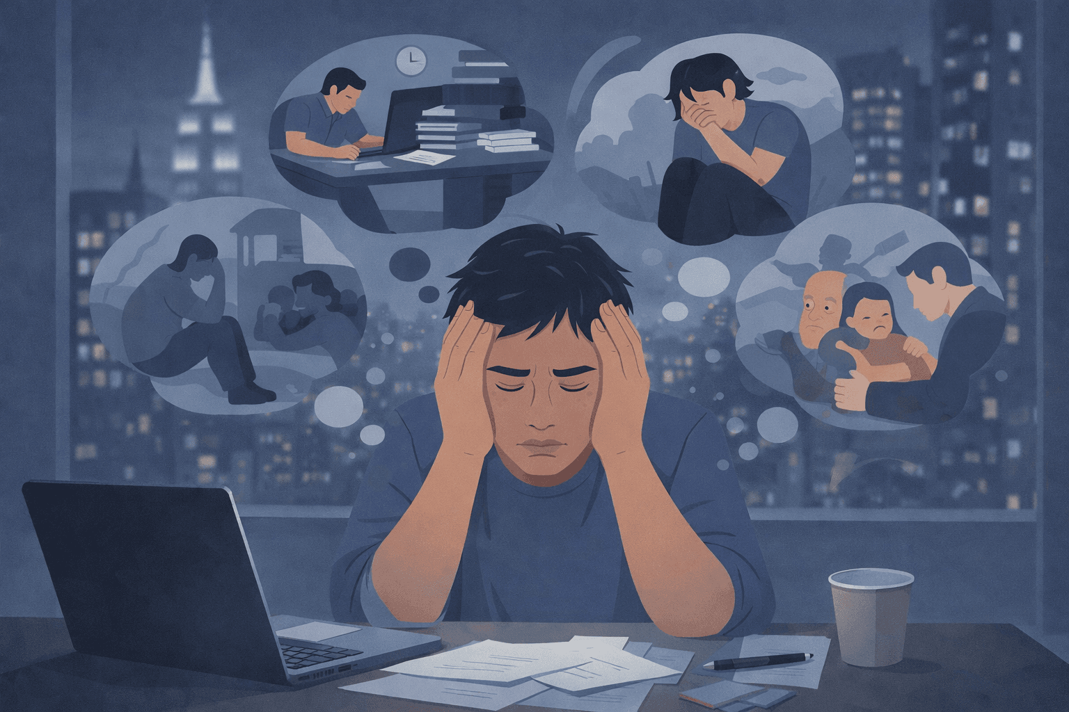 Burnout em brasileiros nos Estados Unidos